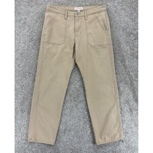 Lucky Brand 90s Loose High Rise Straight Utility Pant Womens 8/29 Tan Eco-Cotton